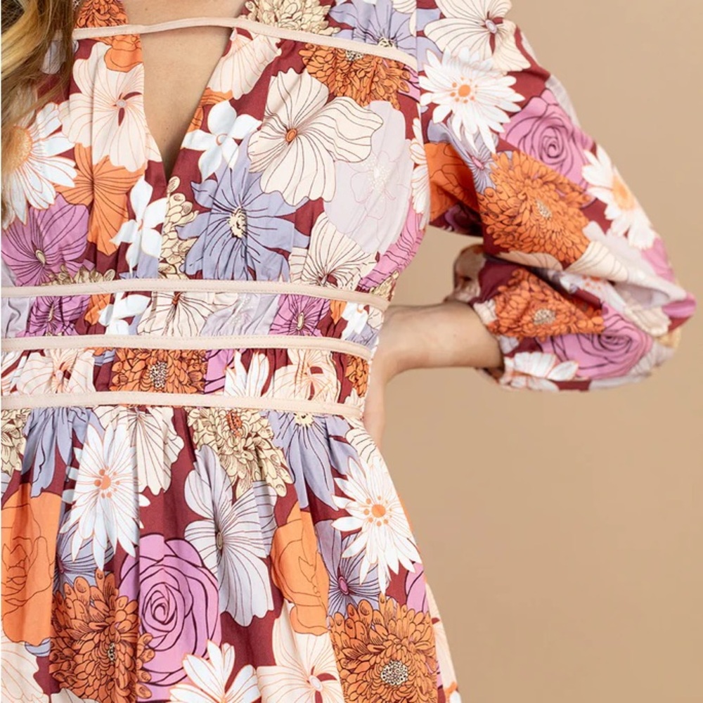 Piper and Scoot Floral Maxi Dress